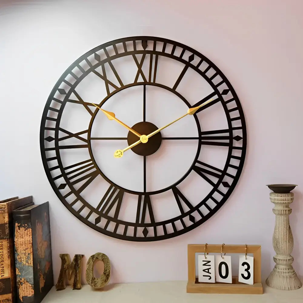 Orologio da parete in stile retrò industriale
