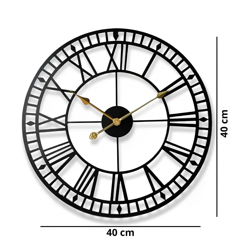 Orologio da parete in stile retrò industriale