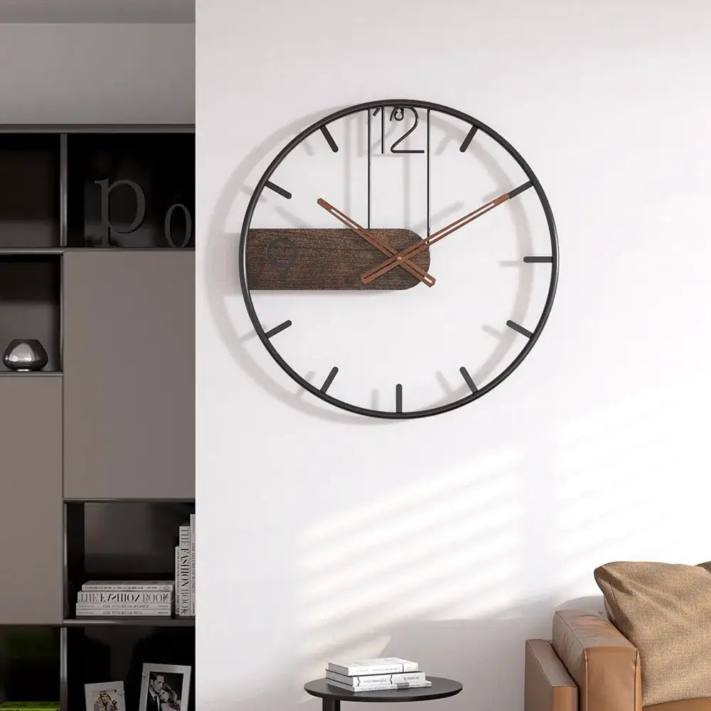 Orologio da parete in stile rustico moderno
