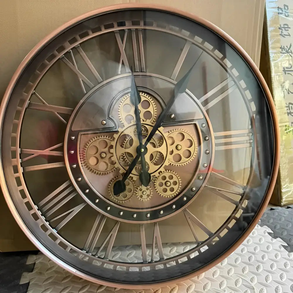 Orologio da parete meccanico industriale