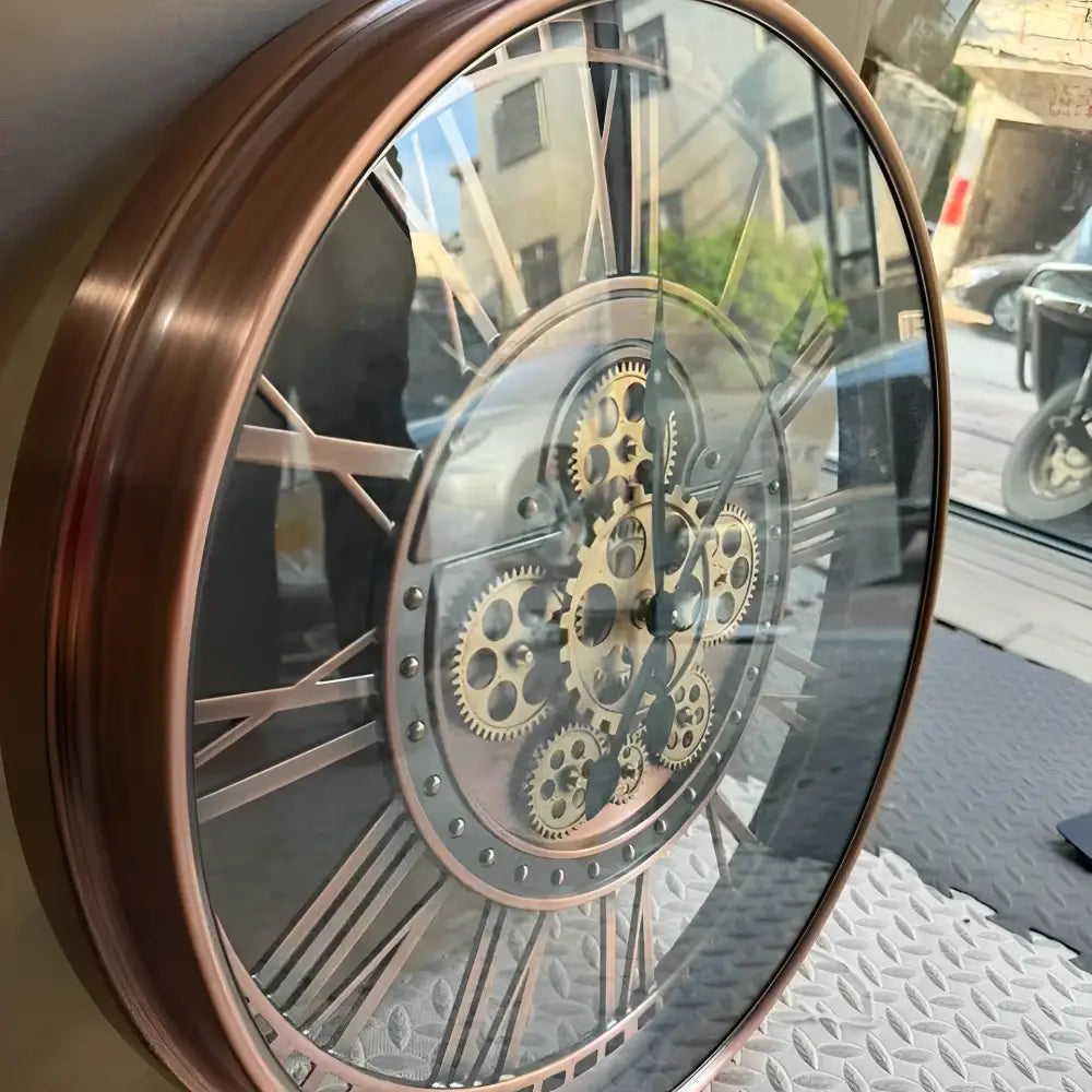Orologio da parete meccanico industriale