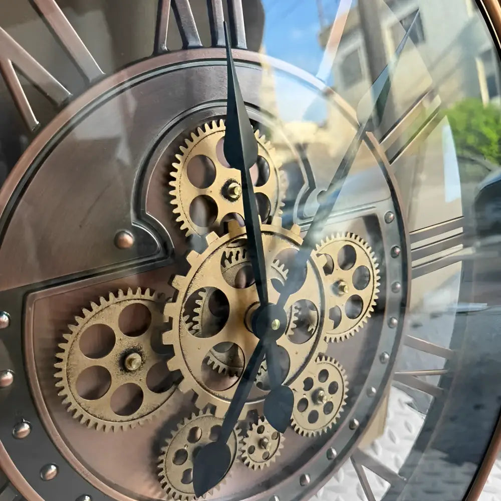 Orologio da parete meccanico industriale