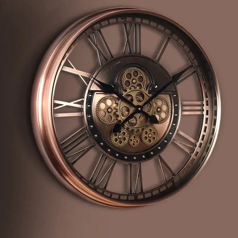 Orologio da parete meccanico industriale