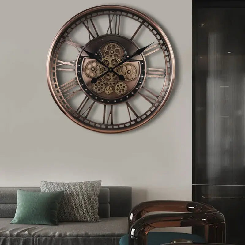 Orologio da parete meccanico industriale