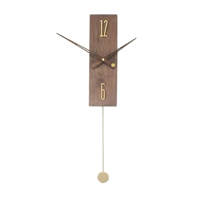Orologio da parete moderno in legno massello