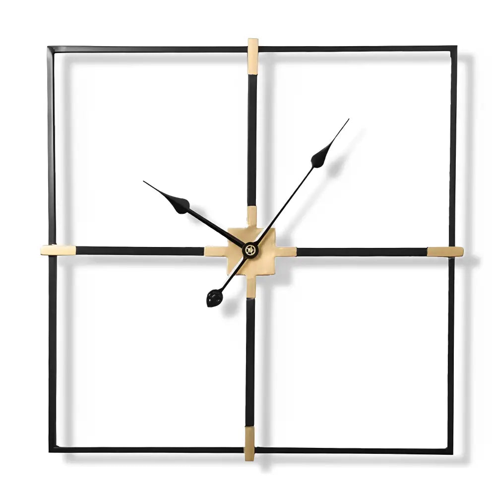 Orologio da parete quadrato dal design minimalista