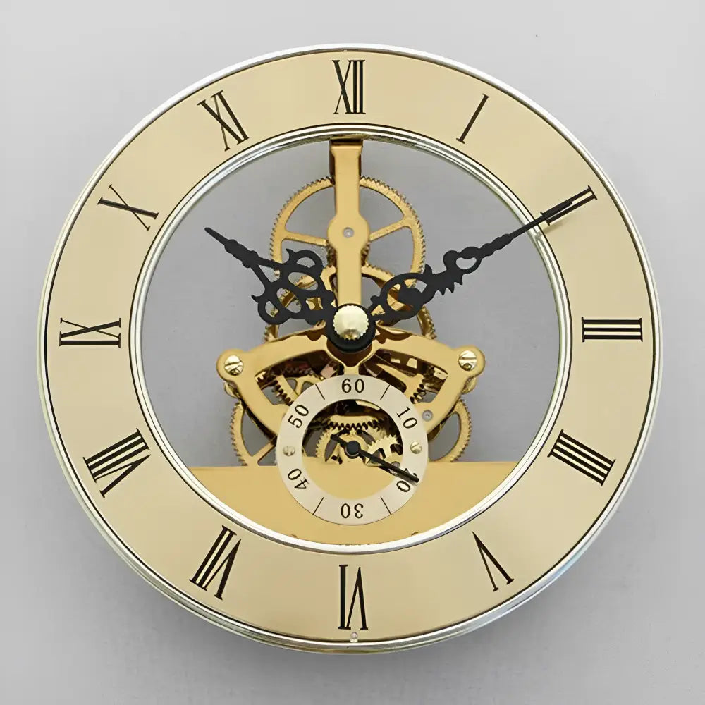 Orologio da scrivania di design trasparente