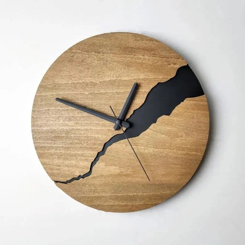 Orologio di design in legno