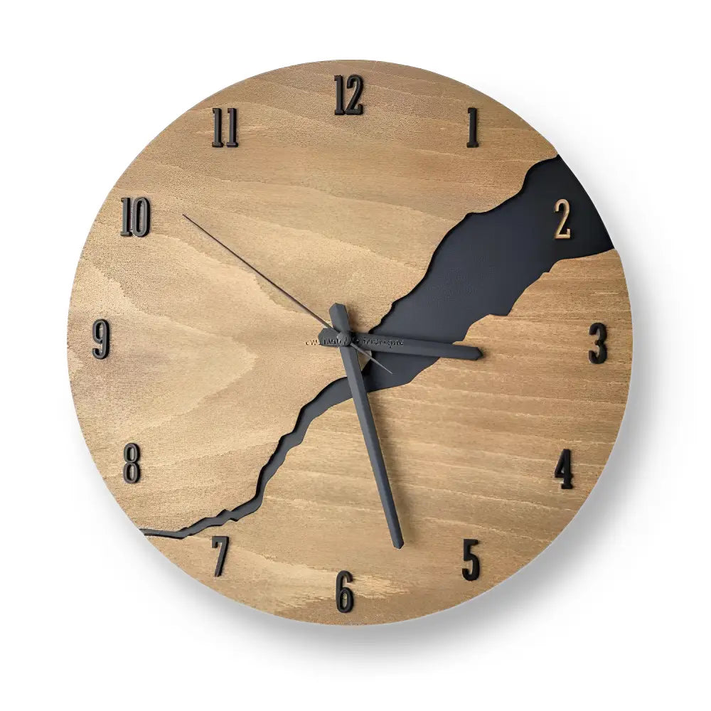 Orologio di design in legno