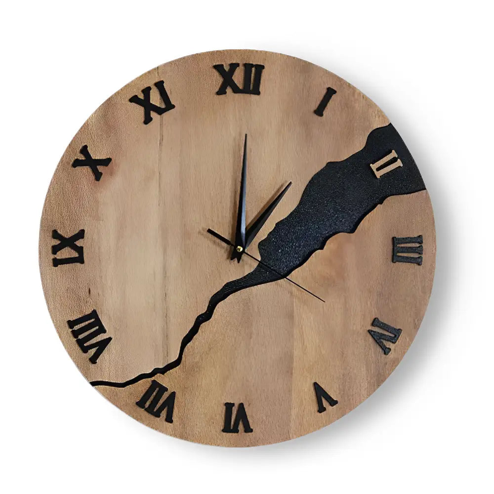 Orologio di design in legno