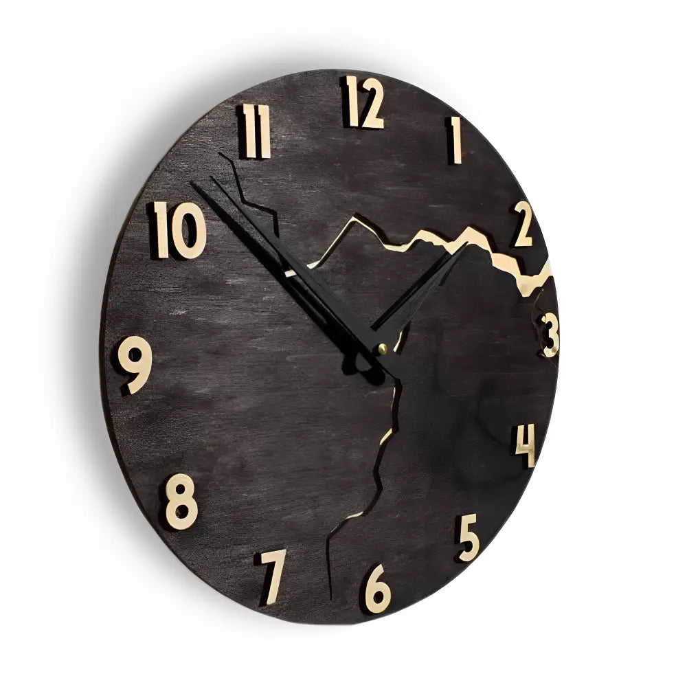 Orologio di design in legno
