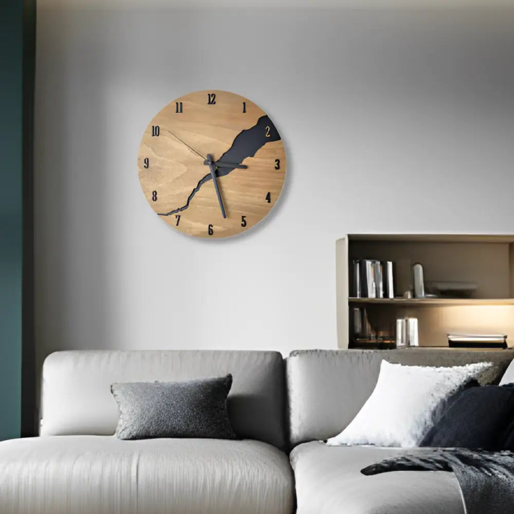 Orologio di design in legno