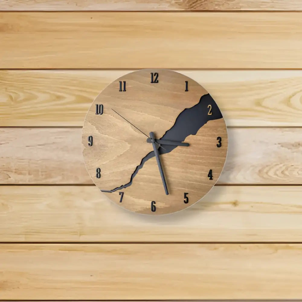 Orologio di design in legno
