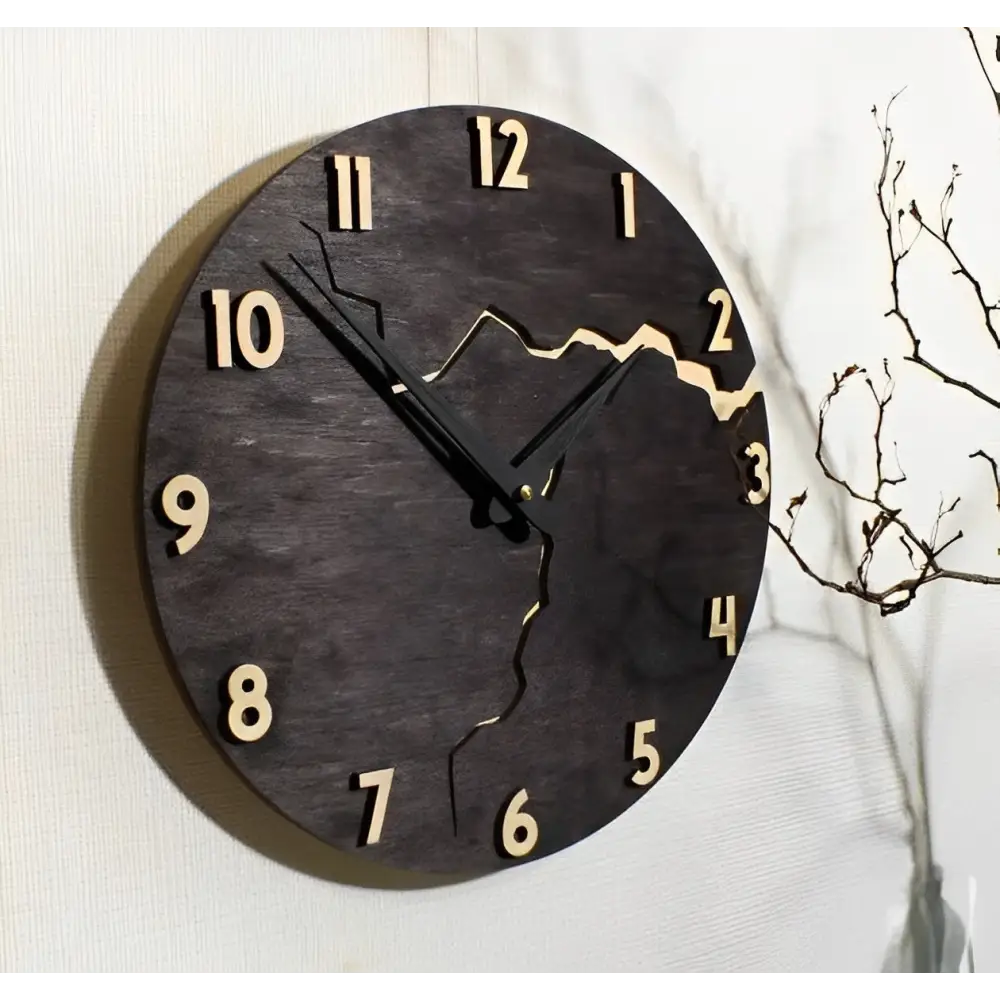 Orologio di design in legno
