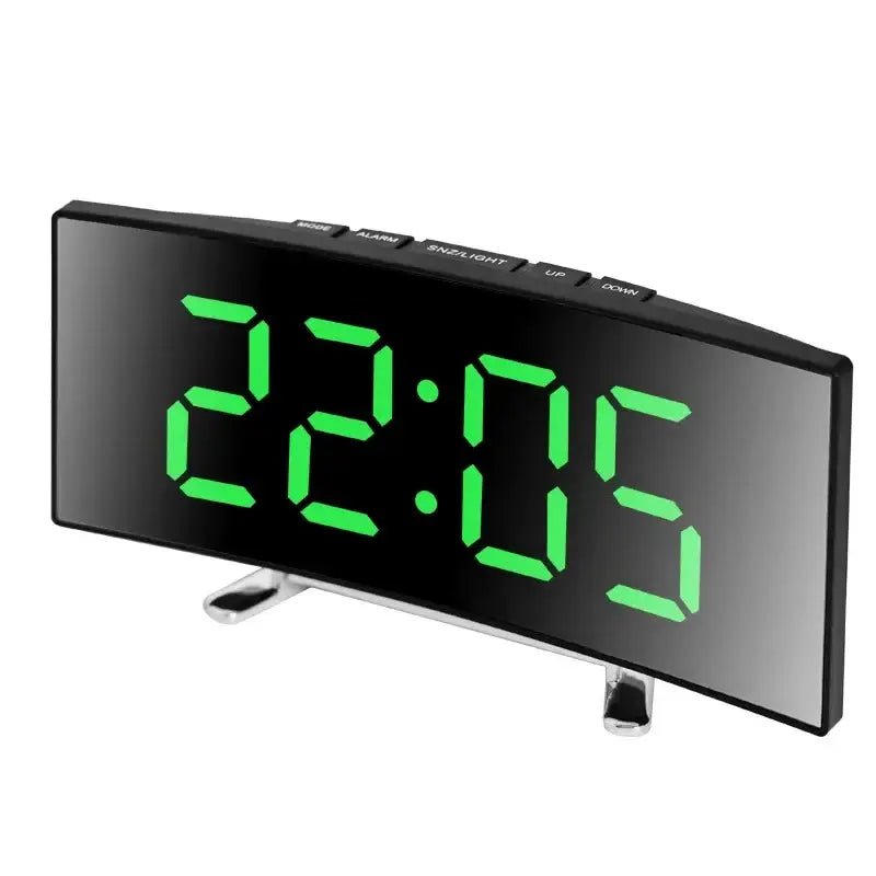 Orologio digitale a LED curvo