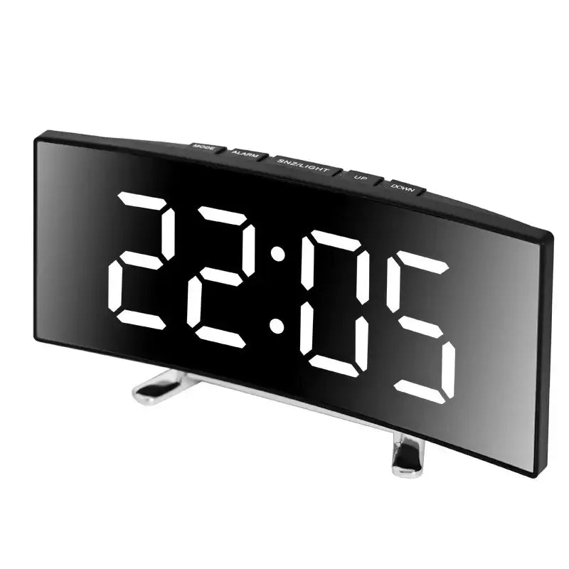 Orologio digitale a LED curvo