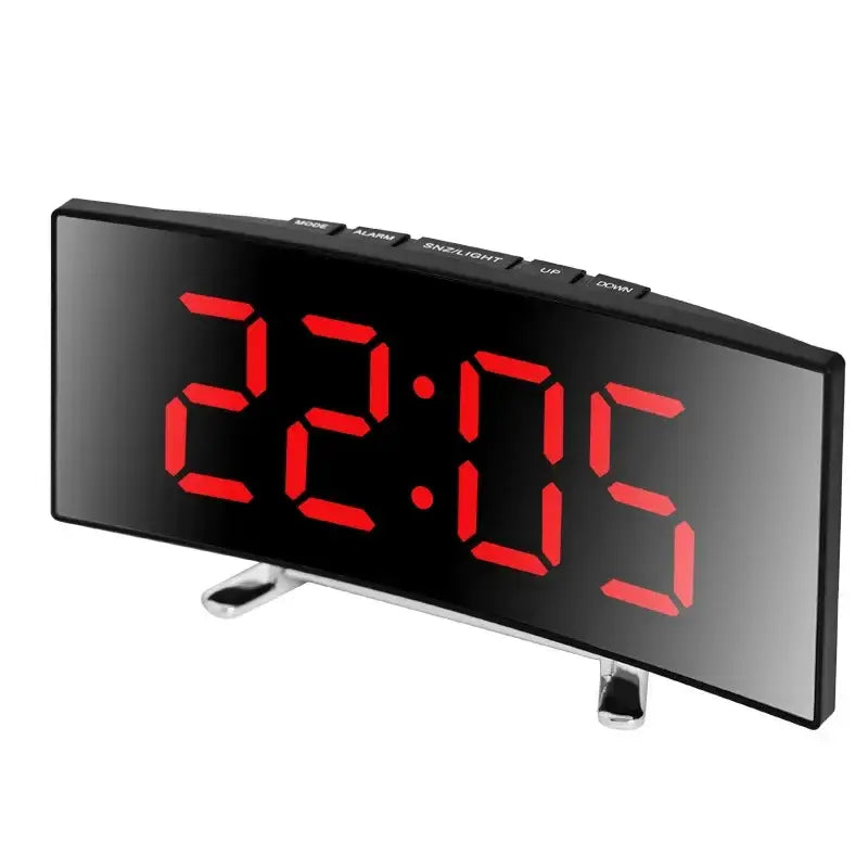 Orologio digitale a LED curvo