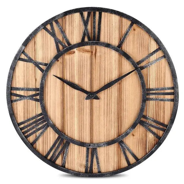 Orologio in Legno e Metallo