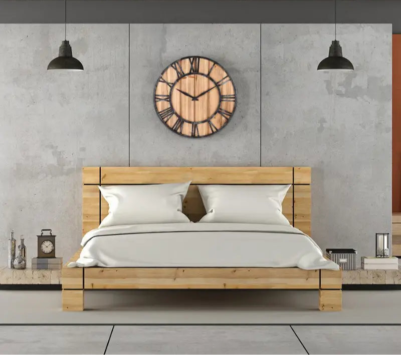 Orologio in Legno e Metallo