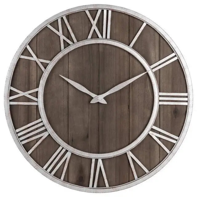 Orologio in Legno e Metallo