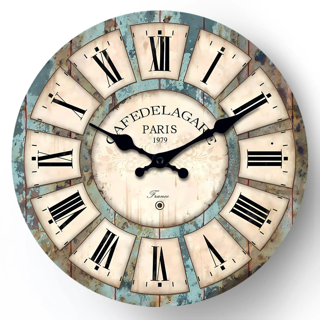 Piccolo orologio da parete vintage “Café de la Gare”