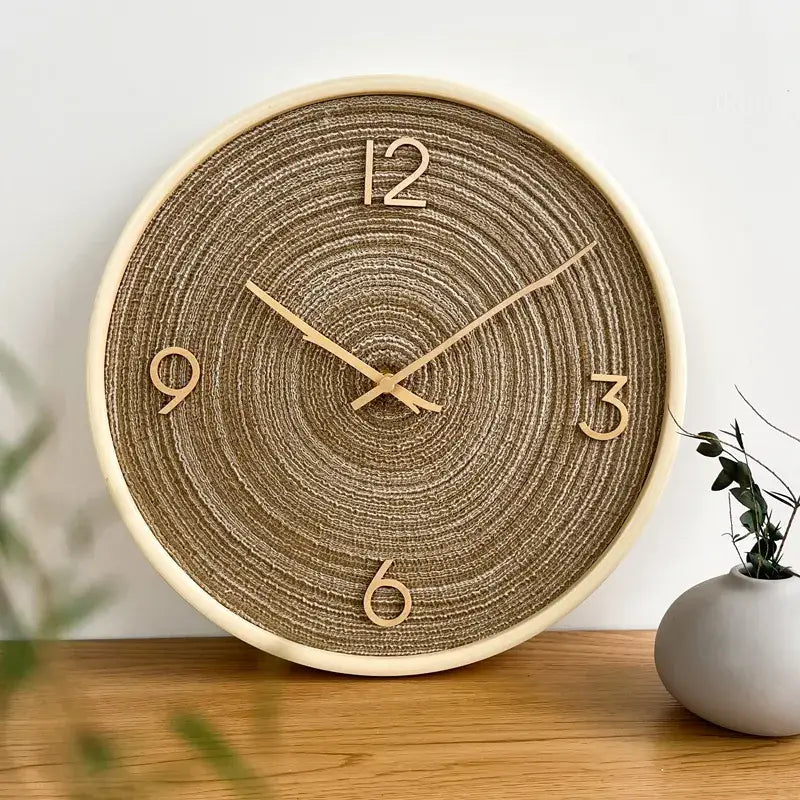 orologio da parete in legno silenzioso