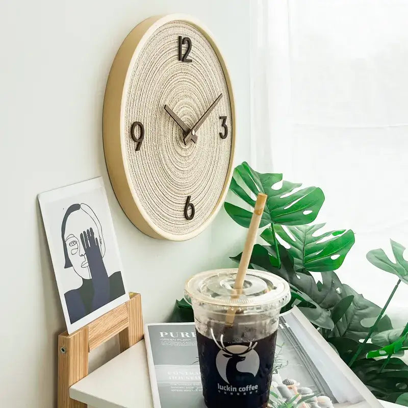 orologio da parete in legno silenzioso