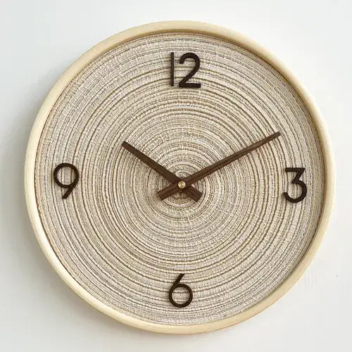orologio da parete in legno silenzioso