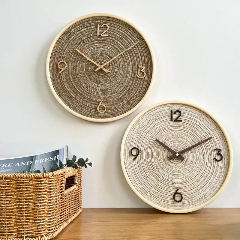 orologio da parete in legno silenzioso