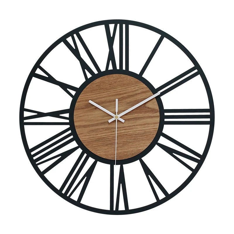 Orologio da parete in legno scandinavo