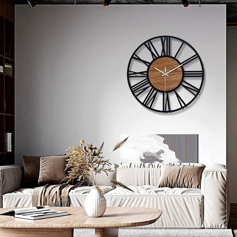 Orologio da parete in legno scandinavo