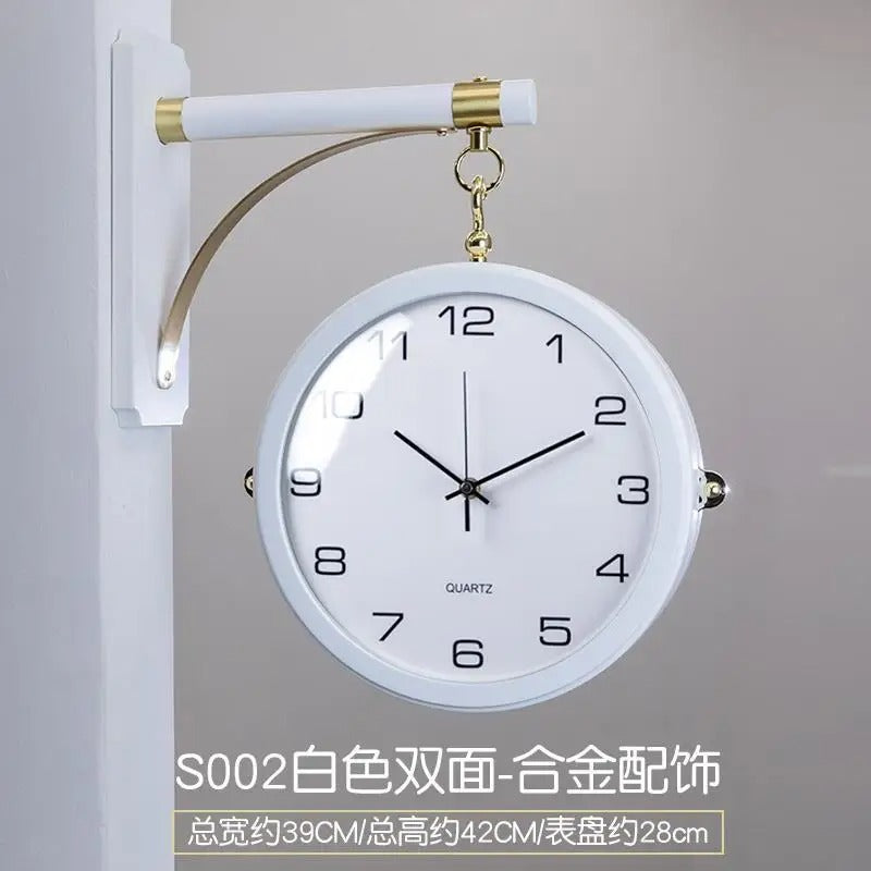 Orologio bifacciale Decorazione per soggiorno