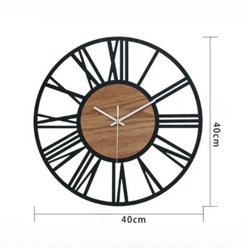 Orologio da parete in legno scandinavo