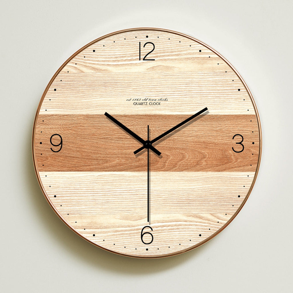 orologio da parete in legno