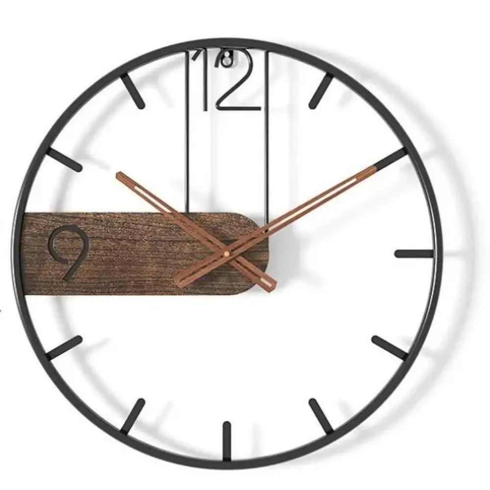 orologio da parete in metallo industriale