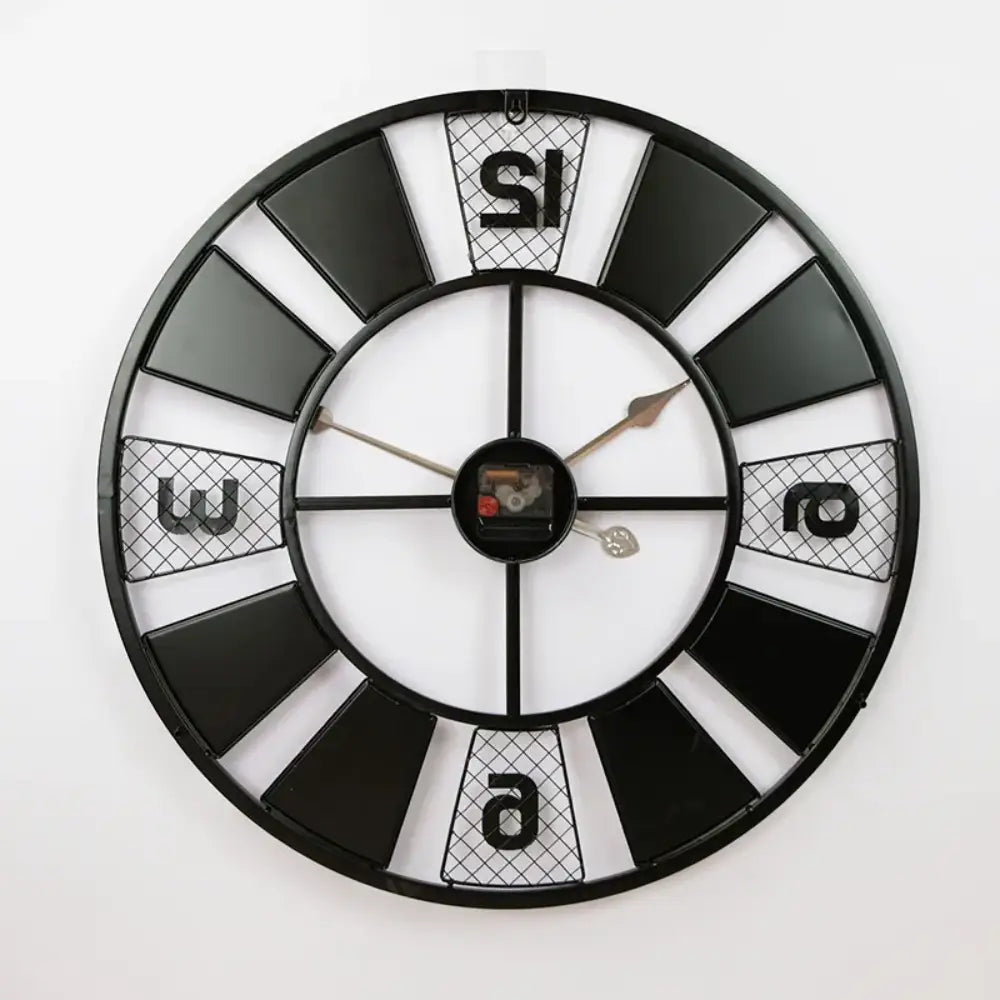 orologio da parete industriale colorato