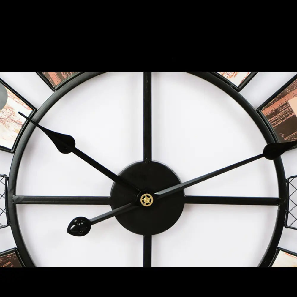 orologio da parete industriale colorato